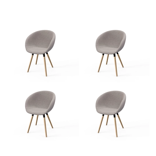 Krzesło KR-502 Ruby Kolory Tkanina Abriamo 02 Boucle Design Italia 2025-2030